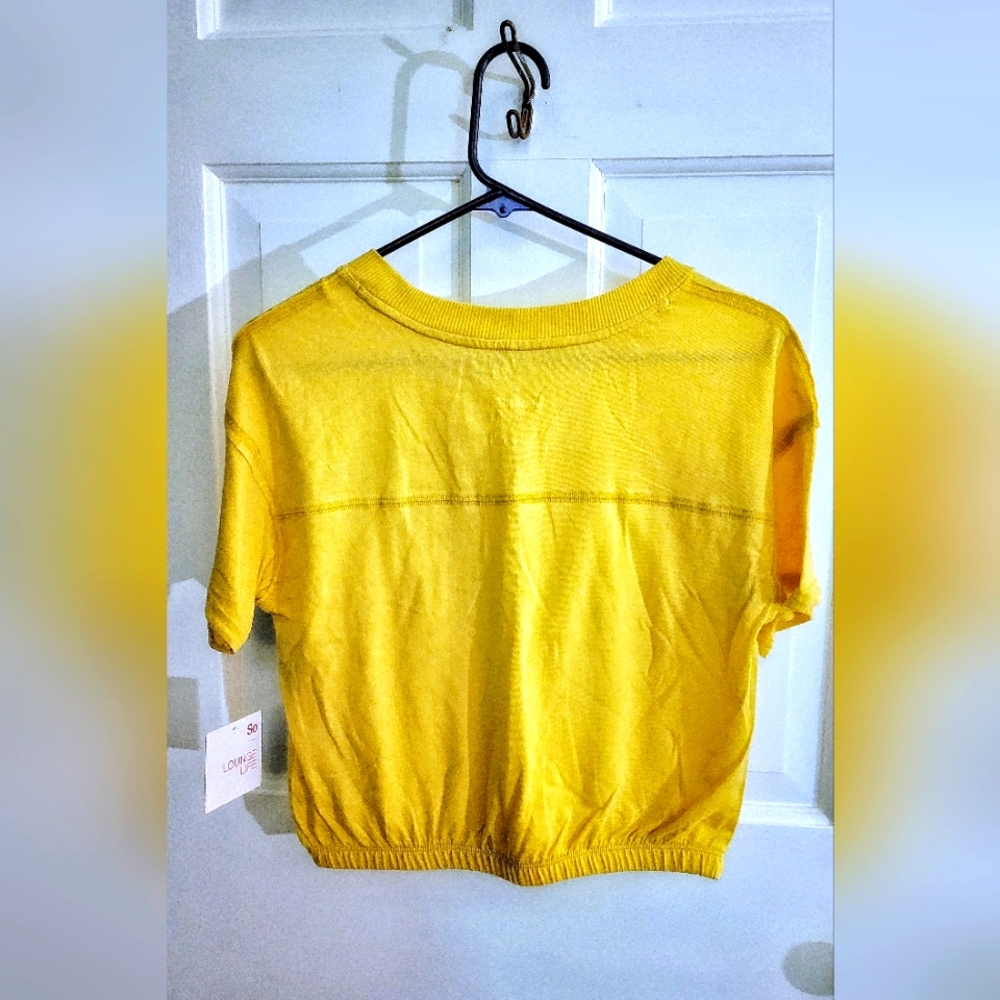 SO Yellow Cinched Top - Picture 2 of 3